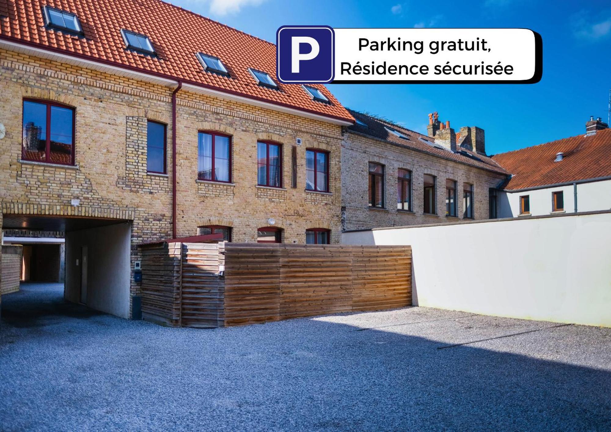 Le Spacieux A Saint-Omer - 2 Chambres, Centre Et Gare A Pied, Parking Gratuit Eksteriør billede